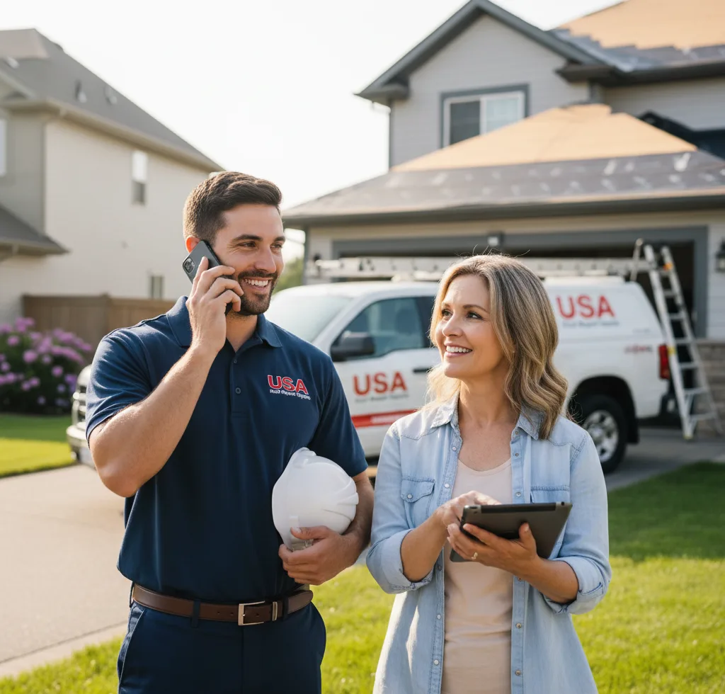 USA Roof Repair Experts customer support in Glencoe